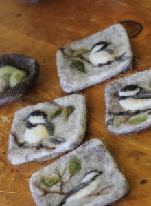 chickadee coasters 